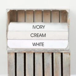 Non Iron Plain Dye White Fitted Valance Sheet -Habitat Store 1000000604 alt01