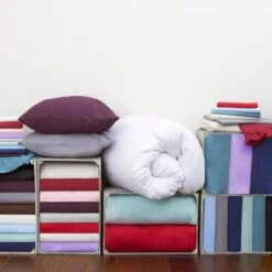 Non Iron Plain Dye White Oxford Pillowcase -Habitat Store 1000000608 alt02