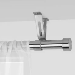 Pack Of 3 Adjustable Ceiling Curtain Pole Brackets -Habitat Store 1000077042 alt02