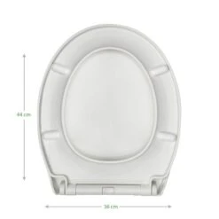 Thermoplast White Soft Close Toilet Seat -Habitat Store 1000095417 alt05