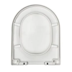 Thermoplast White Soft Close D Shape Toilet Seat -Habitat Store 1000095419 alt04