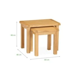 Sherbourne Nest Of Tables, Oak -Habitat Store 1000106957 alt05