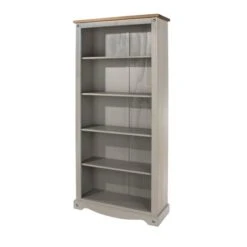 Corona Tall Bookcase, Grey -Habitat Store 1000108038 alt02