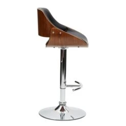 Trento Adjustable Height Bar Stool, Faux Leather -Habitat Store 1000117178 alt02