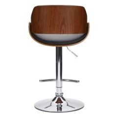 Trento Adjustable Height Bar Stool, Faux Leather -Habitat Store 1000117178 alt03
