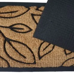 Natural Leaves Coir Doormat -Habitat Store 1000117321 alt01