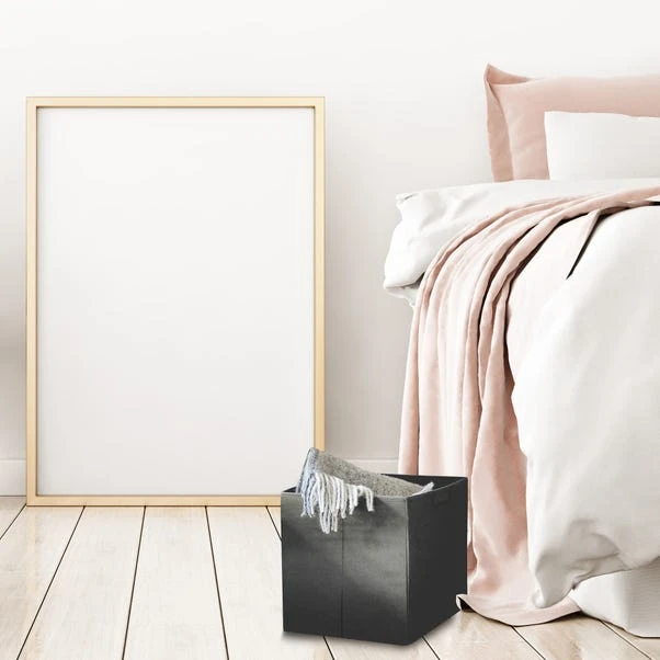 Set Of 3 Grey Foldable Storage Boxes 4 Set Of 3 Grey Foldable Storage Boxes - Image 2