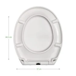 Duroplast White Soft Close Toilet Seat -Habitat Store 1000140038 alt02