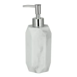 Marble Effect Resin Soap Dispenser -Habitat Store 1000140490 alt01