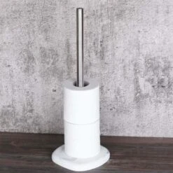 Marble Effect Toilet Roll Storage -Habitat Store 1000140493 alt02