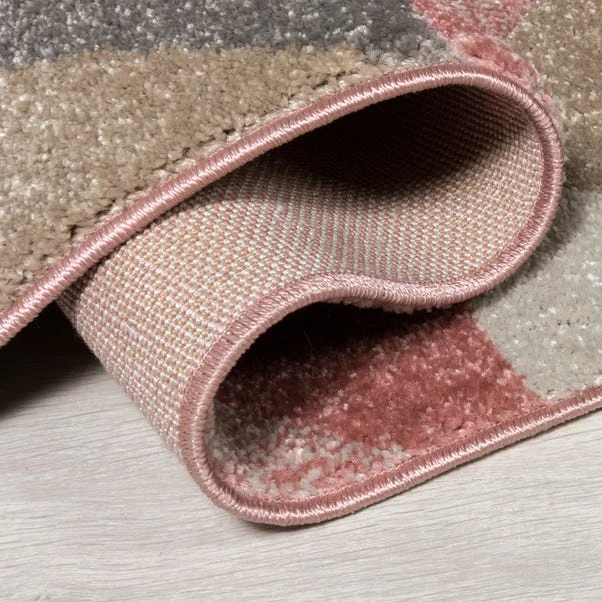 Hand Carved Aurora Geometric Rug 10 Hand Carved Aurora Geometric Rug - Image 8