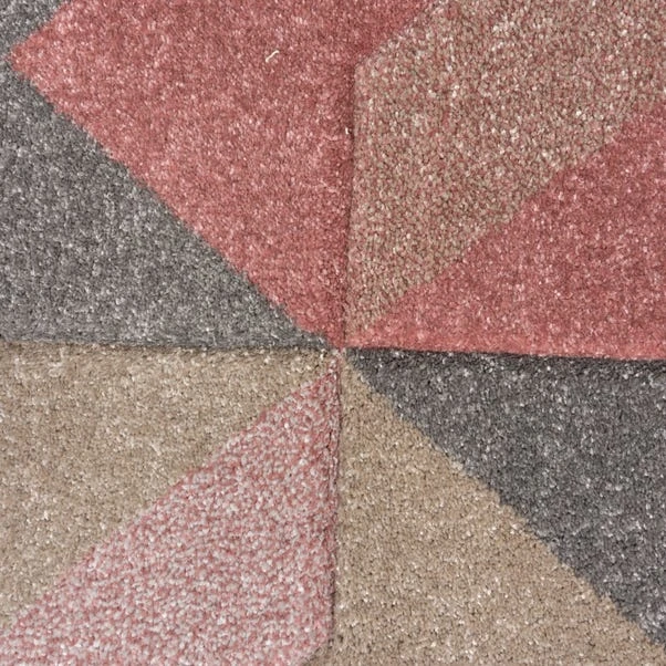 Hand Carved Aurora Geometric Rug 12 Hand Carved Aurora Geometric Rug - Image 10