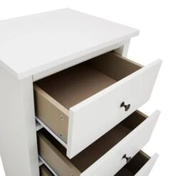 Lynton Tall Small 5 Drawer Chest, White -Habitat Store 1000146579 alt05