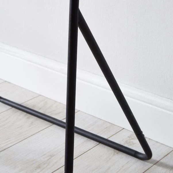 Metal Clothes Rail, Black 5 Metal Clothes Rail, Black - Image 3