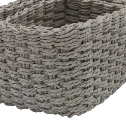 Set Of 3 Paper Rope Grey Storage Baskets -Habitat Store 1000182508 alt04