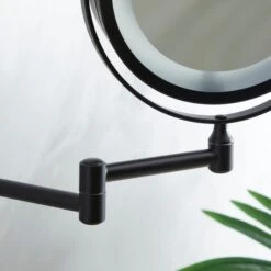 Wall Mounted Round LED Wall Mirror -Habitat Store 1000185657 alt02