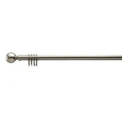 Ashton Fixed Metal Curtain Pole With Rings -Habitat Store 30079228