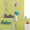 Bathroom Basics Extendable 4-Tier Corner Caddy -Habitat Store 30110114
