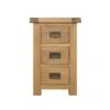 Aylesbury Wide 3 Drawer Bedside Table, Oak 1 Aylesbury Wide 3 Drawer Bedside Table, Oak -Habitat Store 30115916