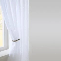 Dotty Slot Top Single Voile Panel -Habitat Store 30121343 alt03