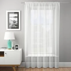 Dotty Slot Top Single Voile Panel -Habitat Store 30121344