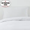 Non Iron Plain Dye White Standard Pillowcase Pair 2 Non Iron Plain Dye White Standard Pillowcase Pair -Habitat Store 30145349