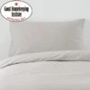 Non Iron Plain Dye Silver Standard Pillowcase Pair 1 Non Iron Plain Dye Silver Standard Pillowcase Pair -Habitat Store 30166698