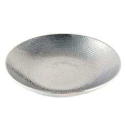 Hammered Effect Silver Plate