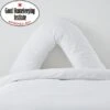 Non Iron Plain Dye White V-Shaped Pillowcase -Habitat Store 30168367