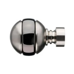 Mix And Match Manhattan Satin Silver Ball Finials Dia. 28mm
