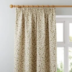 Heritage Glava Pencil Pleat Curtains -Habitat Store 30209426