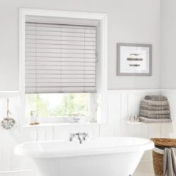 50mm Slats Limed White Venetian Blind -Habitat Store 30215322 alt03