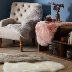 Single Pelt Sheepskin Rug 37 Single Pelt Sheepskin Rug -Habitat Store 30217195 alt06