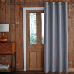 Jennings Thermal Eyelet Door Curtain -Habitat Store 30217643