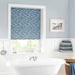 Blue Fish Daylight Moisture Resistant Roller Blind -Habitat Store 30238874