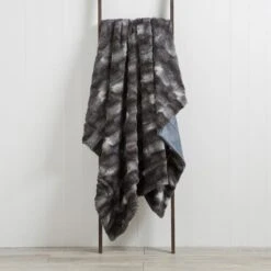 Plush Faux Fur 130cm X 180cm Throw -Habitat Store 30239401