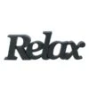 Relax Grey Resin Word -Habitat Store 30240738