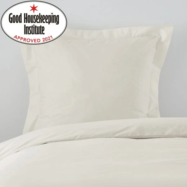 Non Iron Plain Dye Ivory Continental Square Pillowcase 3 Non Iron Plain Dye Ivory Continental Square Pillowcase