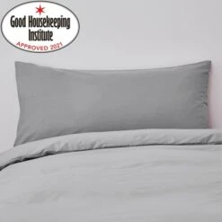 Non Iron Plain Dye Slate Body Pillowcase