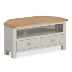 Bromley Corner TV Unit, Oak For TVs Up To 40" 31 Bromley Corner TV Unit, Oak For TVs Up To 40" -Habitat Store 30270335 alt03