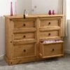 Corona 6 Drawer Chest, Pine -Habitat Store 30359232