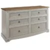 Corona Wide 6 Drawer Chest, Pine 2 Corona Wide 6 Drawer Chest, Pine -Habitat Store 30412687