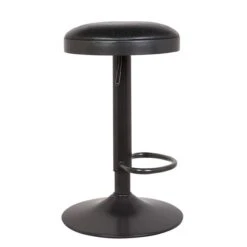 Terni Adjustable Height Swivel Bar Stool, Faux Leather -Habitat Store 30555219 alt02