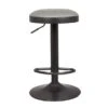 Terni Adjustable Height Swivel Bar Stool, Faux Leather -Habitat Store 30555226
