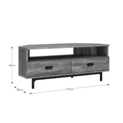 Fulton Pine Effect Corner TV Unit For TVs Up To 50" -Habitat Store 30569978 alt09