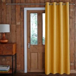 Jennings Thermal Eyelet Door Curtain -Habitat Store 30601545