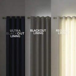Tyla Blackout Pencil Pleat Curtains -Habitat Store 30609905 alt08