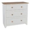Capri 3 Drawer Chest, White & Pine 2 Capri 3 Drawer Chest, White & Pine -Habitat Store 30621946