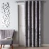 Crushed Velour Eyelet Door Curtain -Habitat Store 30625621