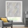 Leah Leaf Ochre Blackout Roller Blind -Habitat Store 30634076